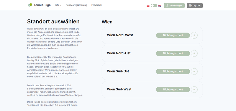 Select round